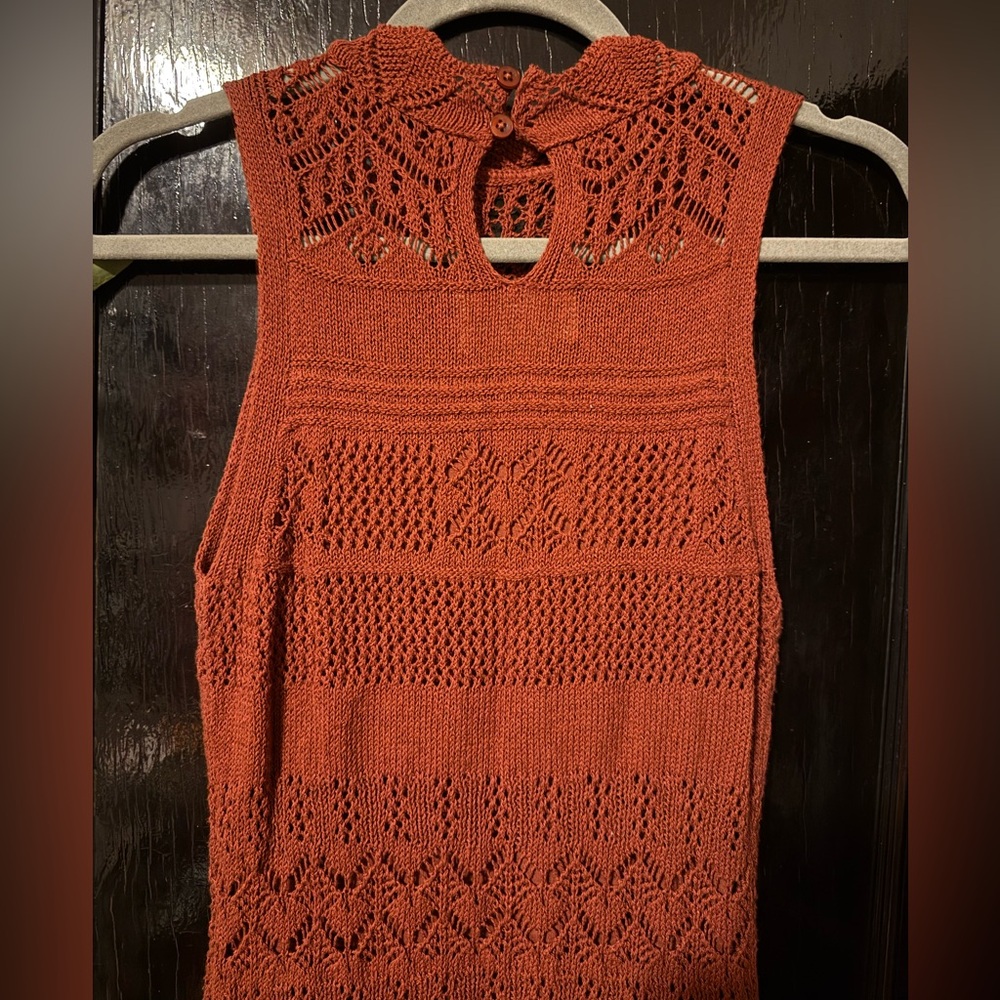 Anthropologie Crochet Midi Dress - Picture 8 of 8
